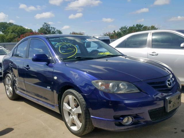 JM1BK123951279286 - 2005 MAZDA 3 S BLUE photo 1