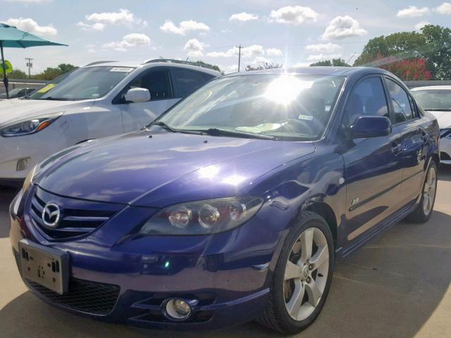 JM1BK123951279286 - 2005 MAZDA 3 S BLUE photo 2