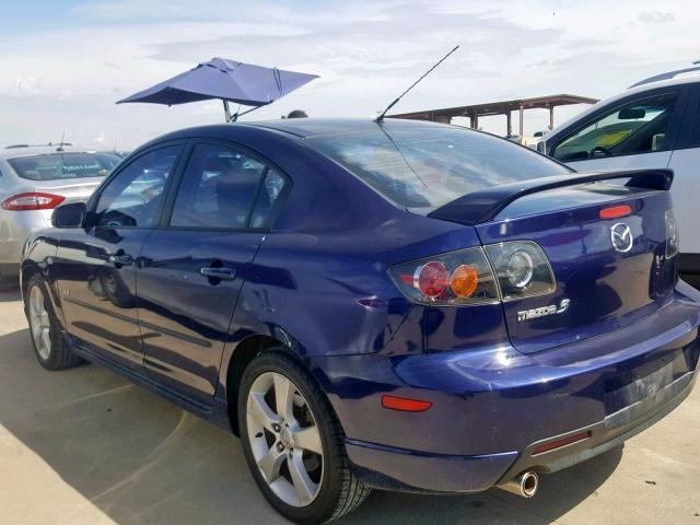 JM1BK123951279286 - 2005 MAZDA 3 S BLUE photo 3