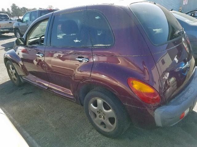 3C4FY4BB41T648521 - 2001 CHRYSLER PT CRUISER MAROON photo 3