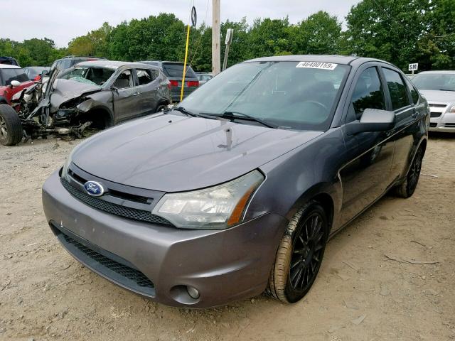 1FAHP3GN1BW108098 - 2011 FORD FOCUS SES GRAY photo 2