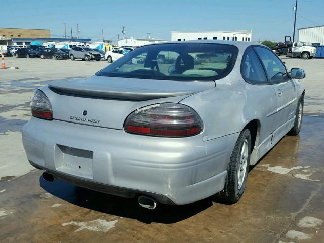 1G2WP12K2WF336835 - 1998 PONTIAC GRAND PRIX SILVER photo 4