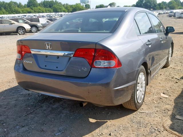 2HGFA1F37AH562765 - 2010 HONDA CIVIC VP GRAY photo 4