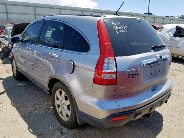 JHLRE48748C083138 - 2008 HONDA CR-V EXL SILVER photo 3