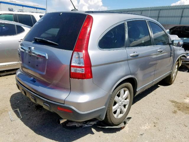 JHLRE48748C083138 - 2008 HONDA CR-V EXL SILVER photo 4