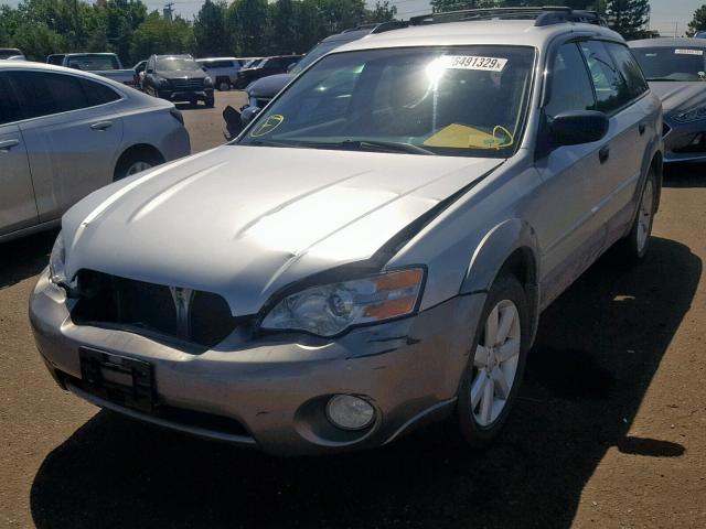 4S4BP61C077322845 - 2007 SUBARU LEGACY OUT SILVER photo 2