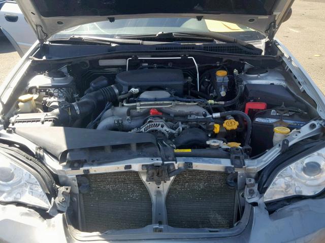 4S4BP61C077322845 - 2007 SUBARU LEGACY OUT SILVER photo 7