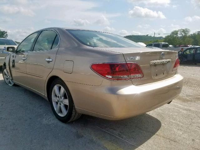 JTHBA30G755138034 - 2005 LEXUS ES 330 SILVER photo 3