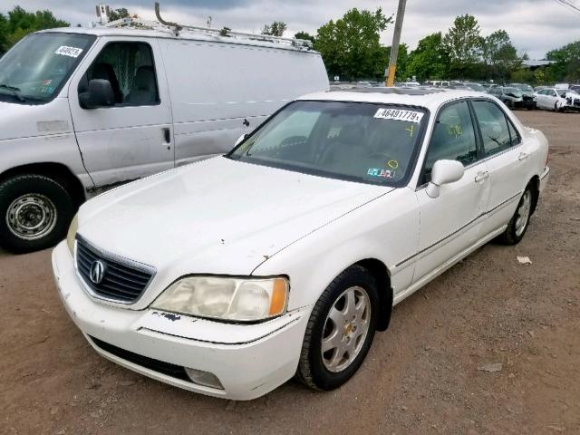 JH4KA965X2C007499 - 2002 ACURA 3.5RL WHITE photo 2