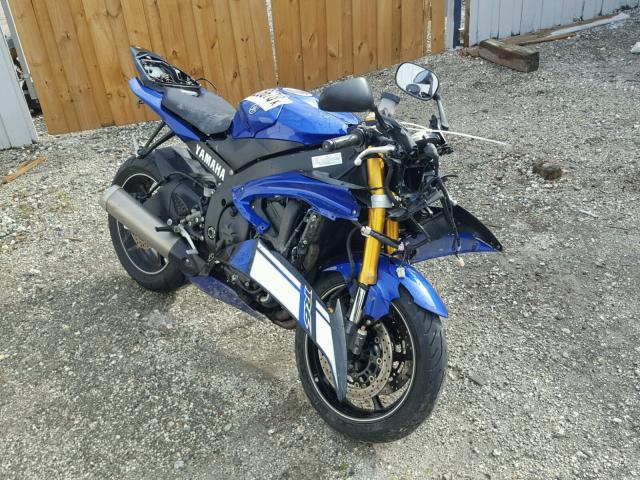 JYARJ16E8CA027311 - 2012 YAMAHA YZFR6 BLUE photo 1