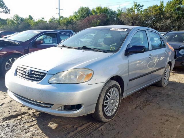 1NXBR32E37Z917411 - 2007 TOYOTA COROLLA CE SILVER photo 2