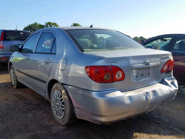 1NXBR32E37Z917411 - 2007 TOYOTA COROLLA CE SILVER photo 3