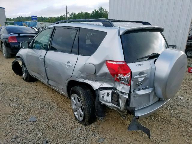 JTMZK31V075005970 - 2007 TOYOTA RAV4 LIMIT SILVER photo 3