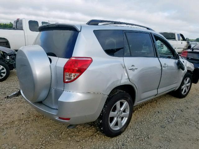 JTMZK31V075005970 - 2007 TOYOTA RAV4 LIMIT SILVER photo 4