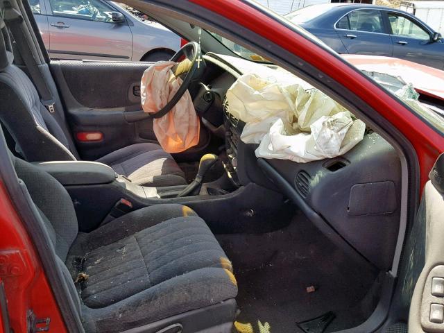 1G2WP52KXYF233611 - 2000 PONTIAC GRAND PRIX RED photo 5