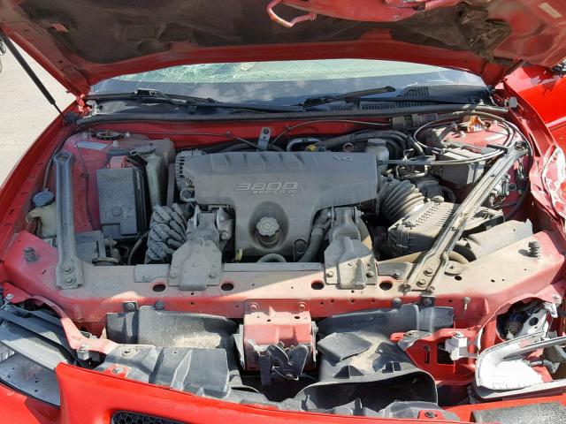 1G2WP52KXYF233611 - 2000 PONTIAC GRAND PRIX RED photo 7