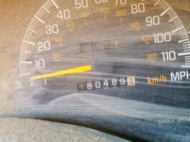 1G2WP52KXYF233611 - 2000 PONTIAC GRAND PRIX RED photo 8