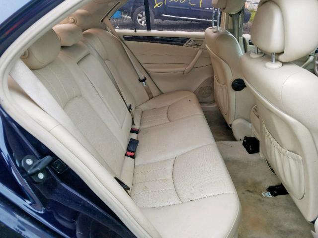 WDBRF92H46F762460 - 2006 MERCEDES-BENZ C 280 4MAT BLUE photo 6