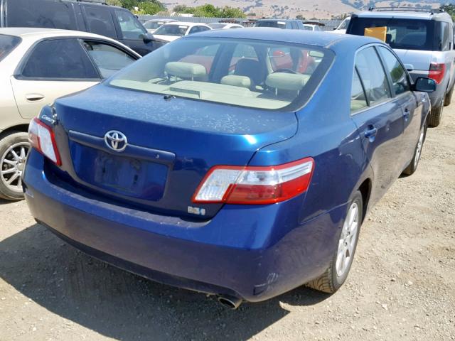 JTNBB46K273004669 - 2007 TOYOTA CAMRY NEW BLUE photo 4