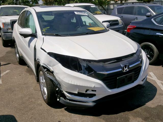 3CZRU5H51GM708946 - 2016 HONDA HR-V EX WHITE photo 1