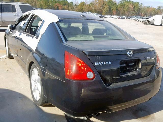 1N4BA41E35C840051 - 2005 NISSAN MAXIMA SE BLACK photo 3