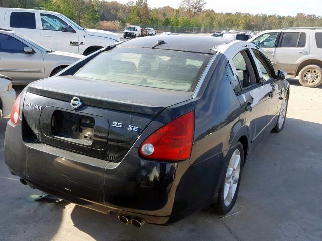 1N4BA41E35C840051 - 2005 NISSAN MAXIMA SE BLACK photo 4