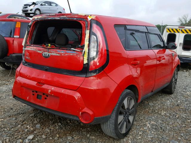 KNDJX3A54E7724266 - 2014 KIA SOUL ! RED photo 4