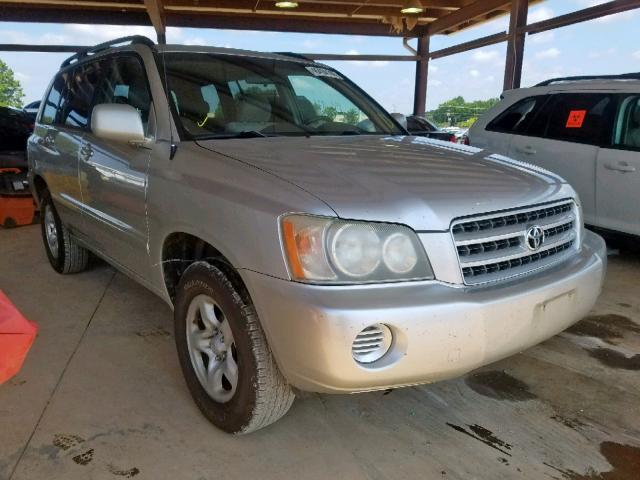 JTEGF21A010017734 - 2001 TOYOTA HIGHLANDER SILVER photo 1