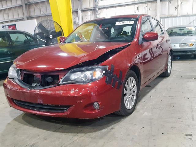 JF1GH6B6XAH818260 - 2010 SUBARU IMPREZA 2. RED photo 2