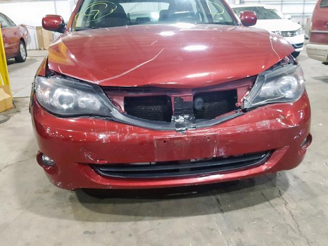 JF1GH6B6XAH818260 - 2010 SUBARU IMPREZA 2. RED photo 9