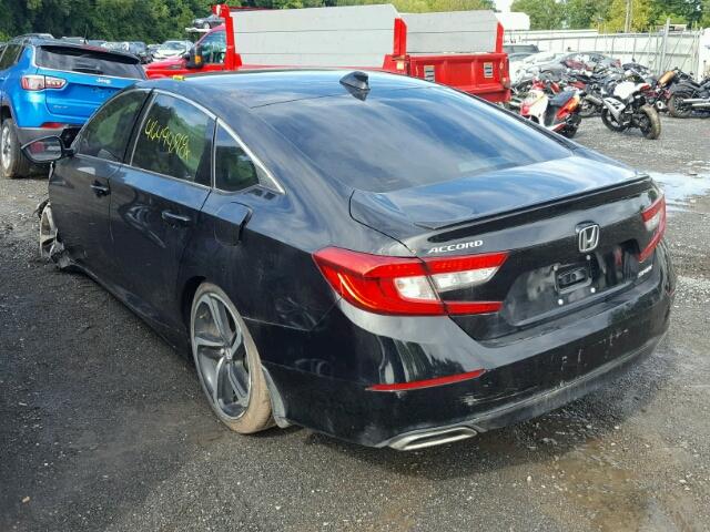 1HGCV1F34JA053741 - 2018 HONDA ACCORD SPO 黑色 照片 3