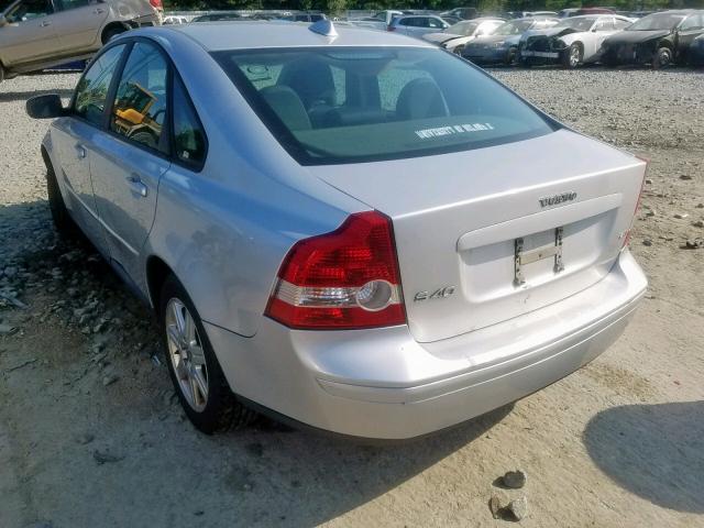 YV1MS390372250602 - 2007 VOLVO S40 2.4I SILVER photo 3