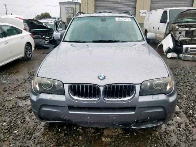 WBXPA934X6WG84422 - 2006 BMW X3 3.0I CHARCOAL photo 9