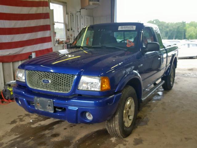 1FTZR45EX2PB58056 - 2002 FORD RANGER SUP BLUE photo 2