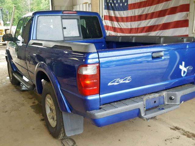 1FTZR45EX2PB58056 - 2002 FORD RANGER SUP BLUE photo 3