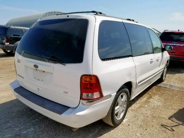 2FMZA52452BA01160 - 2002 FORD WINDSTAR S WHITE photo 4