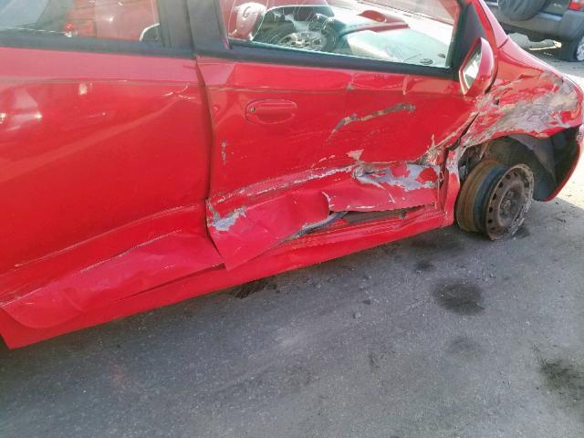 KL1TD56616B553092 - 2006 CHEVROLET AVEO BASE Қызыл фото 10