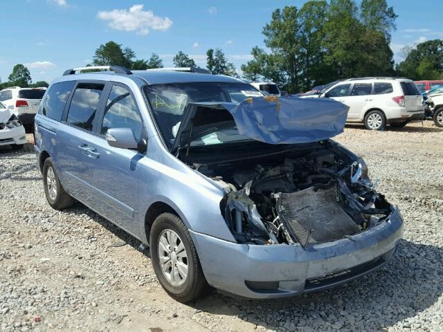 KNDMG4C79C6483647 - 2012 KIA SEDONA LX BLUE photo 1