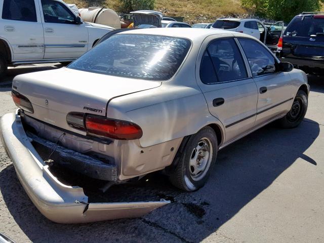 1Y1SK5360RZ049333 - 1994 GEO PRIZM BASE ბეჟი ფოტო 4