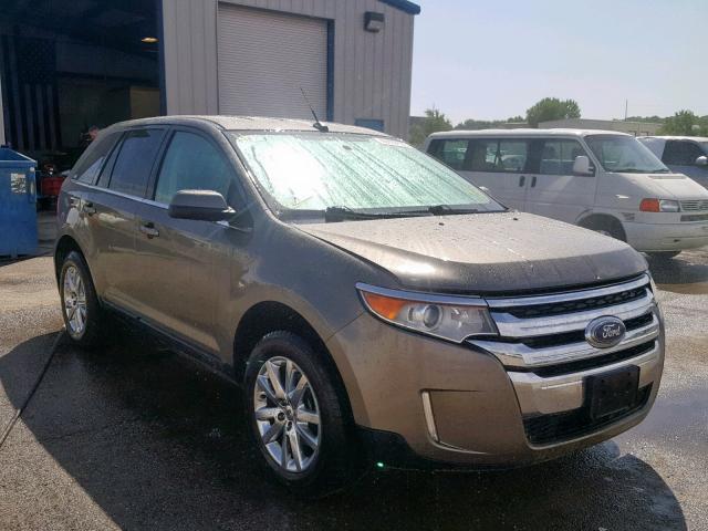 2FMDK4KC2DBA17473 - 2013 FORD EDGE LIMIT BROWN photo 1