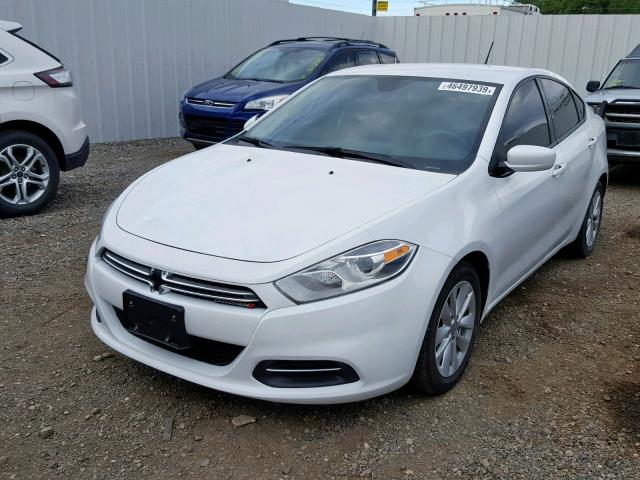 1C3CDFDH3GD530913 - 2016 DODGE DART SE AE WHITE photo 2