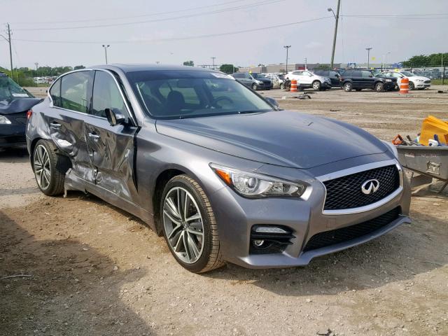 JN1CV7AR7HM680040 - 2017 INFINITI Q50 BASE GRAY photo 1