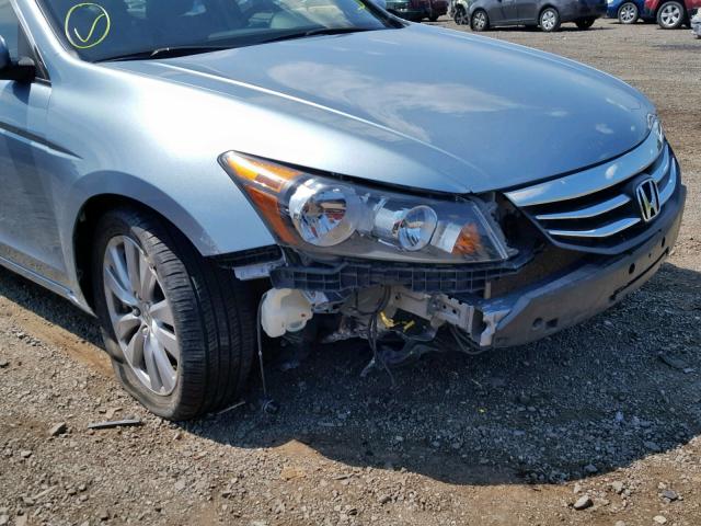 1HGCP3F81BA032610 - 2011 HONDA ACCORD EXL BLUE photo 9