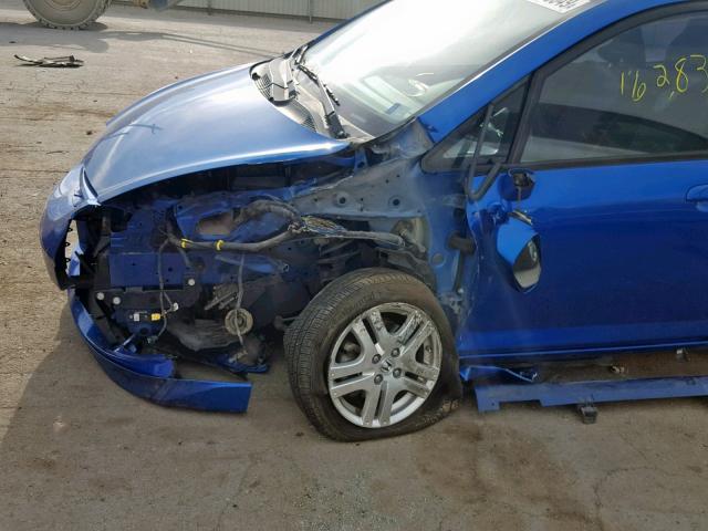 JHMGD38657S025079 - 2007 HONDA FIT S BLUE photo 9