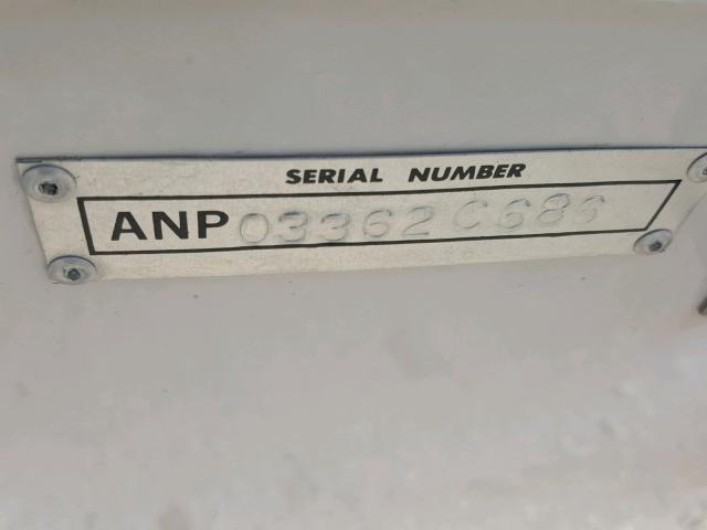 ANP03362C686 - 1986 OTHE DECK BOAT WHITE photo 10