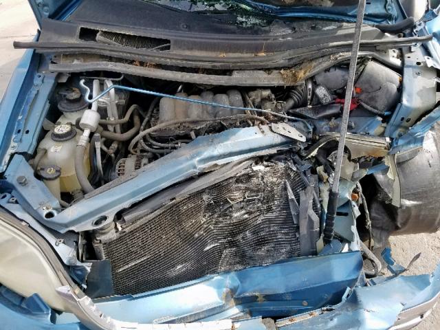 2FMZA53411BC01319 - 2001 FORD WINDSTAR S BLUE photo 7