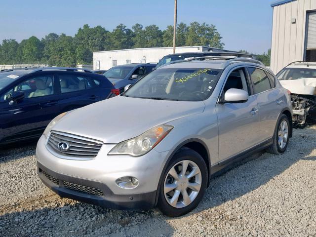 JNKAJ09E29M900791 - 2009 INFINITI EX35 BASE SILVER photo 2