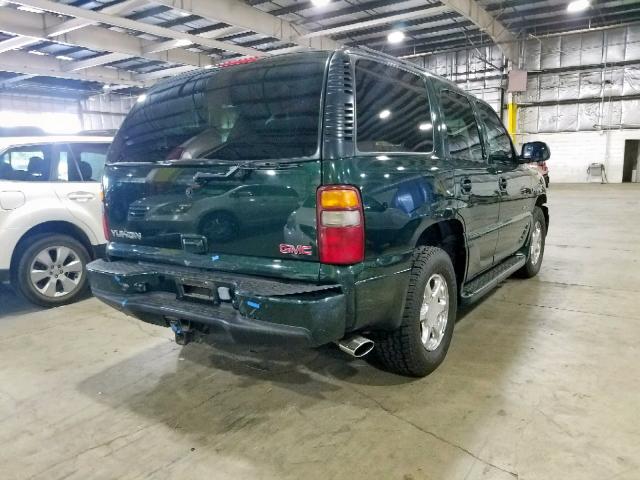 1GKEK63U41J234868 - 2001 GMC DENALI GREEN photo 4