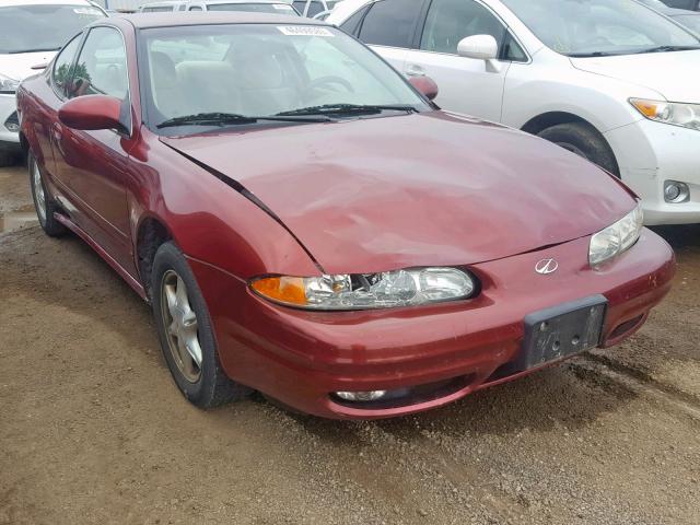 1G3NL12EX1C250793 - 2001 OLDSMOBILE ALERO GL MAROON photo 1