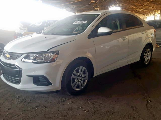 1G1JB5SH8H4148568 - 2017 CHEVROLET SONIC LS 白色 照片 2